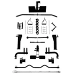 Force USA All-in-one trainer with functional trainer, lat pulldown, and dip handles