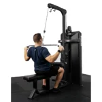 Force USA Pin-loaded back machine with adjustable knee holder and multi-grip handles