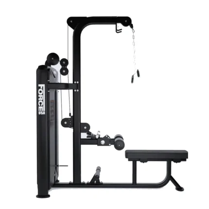 Force USA Solitude Lat Pulldown Seated Row Machine with weight stack