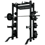 Hammer Strength HD Athletic NX Half Rack with integrated weight storage
