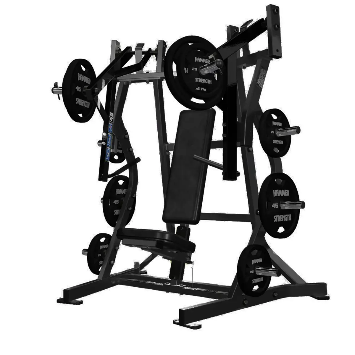 Hammer Strength Iso-Lateral Bench Press plate-loaded chest machine Hammer Strength Iso-Lateral Bench Press plate-loaded chest machine