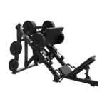 Hammer Strength Plate-Loaded Linear Leg Press with plate storage