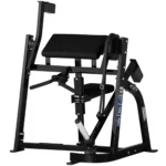 Hammer Strength Plate-Loaded Seated Biceps Machine with ergonomic handles