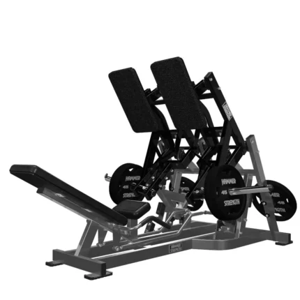 Hammer Strength Plate-Loaded Super Squat Press machine