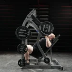 Hammer Strength Plate-loaded shoulder press machine with independent arms