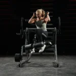 Hammer Strength core machine with over-shoulder grips