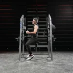 Hammer Strength neck trainer with adjustable seat and grip points