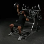 Hammer Strength pressing machine with integrated storage horns