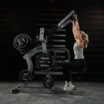 Hammer Strength upper back training machine with independent arms