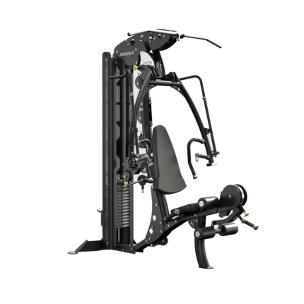 Hoist V4 Elite Home Gym with adjustable press arm and leg station