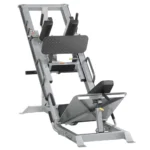 Hoist leg press combo machine with dual-purpose back pad
