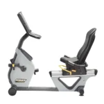 Hoist recumbent bike with Bluetooth LE and contact heart rate sensors