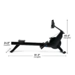 Home workout on NordicTrack RW700 Rower with iFIT support