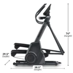 Home workout on NordicTrack elliptical with iFIT support