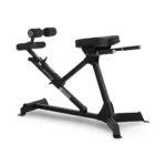 Inspire Fitness 45/90 Hyperextension Bench in matte black and chrome