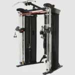 Inspire Fitness FT2 Home gym with dual weight stacks, upper and lower pulleys, and pull up bar