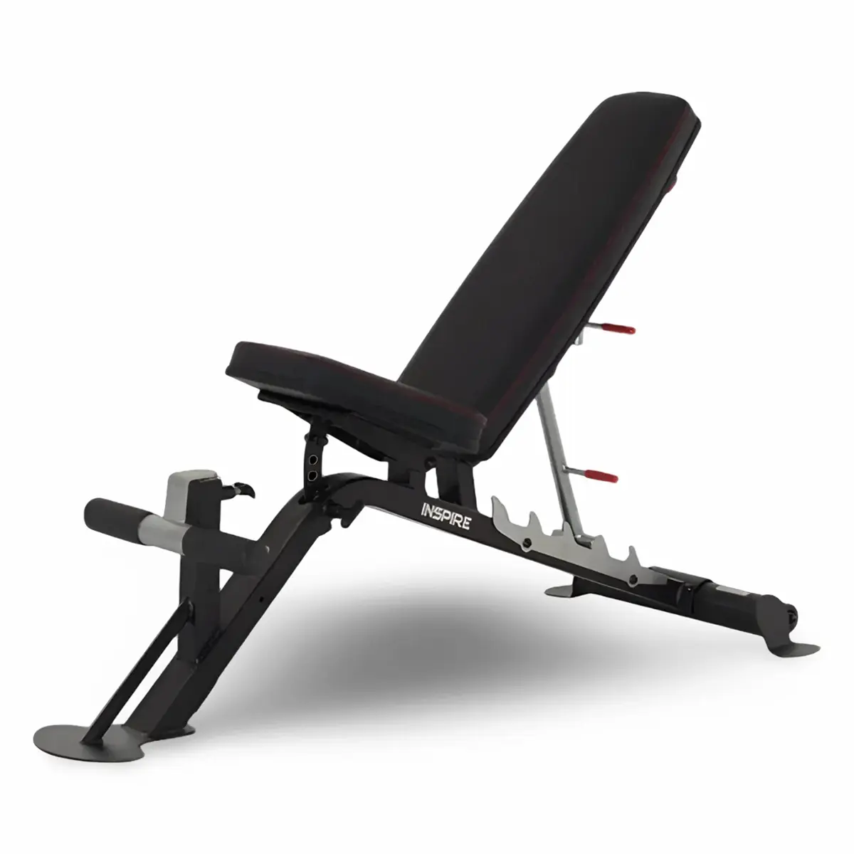 Inspire Fitness SCS Weight Bench in matte black and chrome