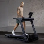 Inspire Series T4S Foldable treadmill with smartphone mirroring and incline controls