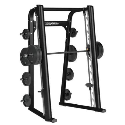 Life Fitness Smith Machine with 7-degree angled bar path