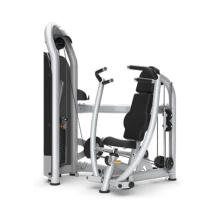 Matrix Aura Converging Chest Press with dual hand grip positions