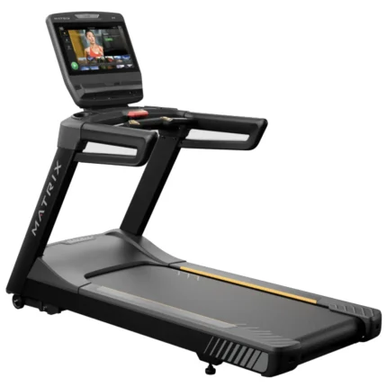 Matrix Endurance TouchXL Treadmill front view with touchscreen console