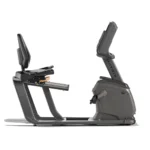 Matrix Lifestyle LED Compact recumbent exercise bike with supportive seat and back pad
