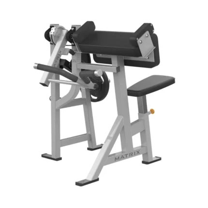 Matrix Varsity Series Biceps Curl Machine with side arm pads