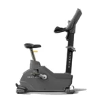 Matrix upright exercise bike with LED console and ergonomic handlebar design