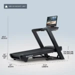 NordicTrack folding treadmill with incline and decline training