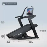 NordicTrack incline treadmill with 40 percent incline and decline training