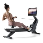 NordicTrack rower with digital resistance and oversized pedals