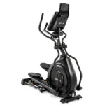 SOLE E25 Home elliptical machine with Bluetooth speakers and phone holder