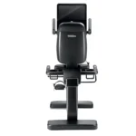 Technogym Artis Recline Side view of Technogym recumbent-style bike for indoor cardio