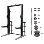 Technogym Personal Home Power Rack with free weights bundle