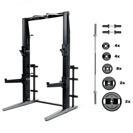 Technogym Personal Home Power Rack with free weights bundle