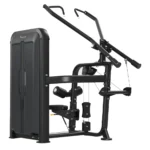 Vision Keystone Commercial lat pulldown station with counterbalanced arms and thigh pads
