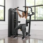 Vision Keystone Commercial shoulder press station with multiple grip positions