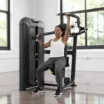 Vision Keystone Upper-body training machine with 107 kg weight stack and gas-assisted seat adjustment